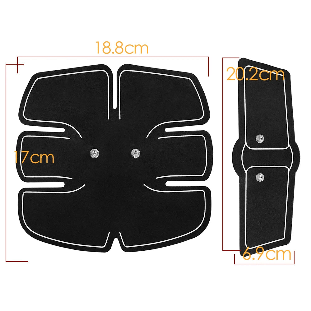 EMS Muscle Stimulator Abdominal Muscle Massager Hip Training Fitness Fat Burning Buttocks Arm Abdomen Trainer Apparatus Slimming