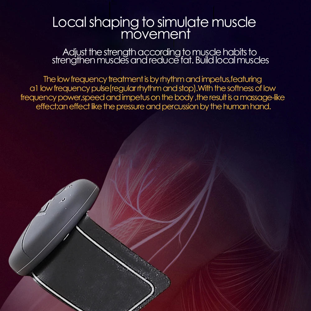 EMS Muscle Stimulator Abdominal Muscle Massager Hip Training Fitness Fat Burning Buttocks Arm Abdomen Trainer Apparatus Slimming