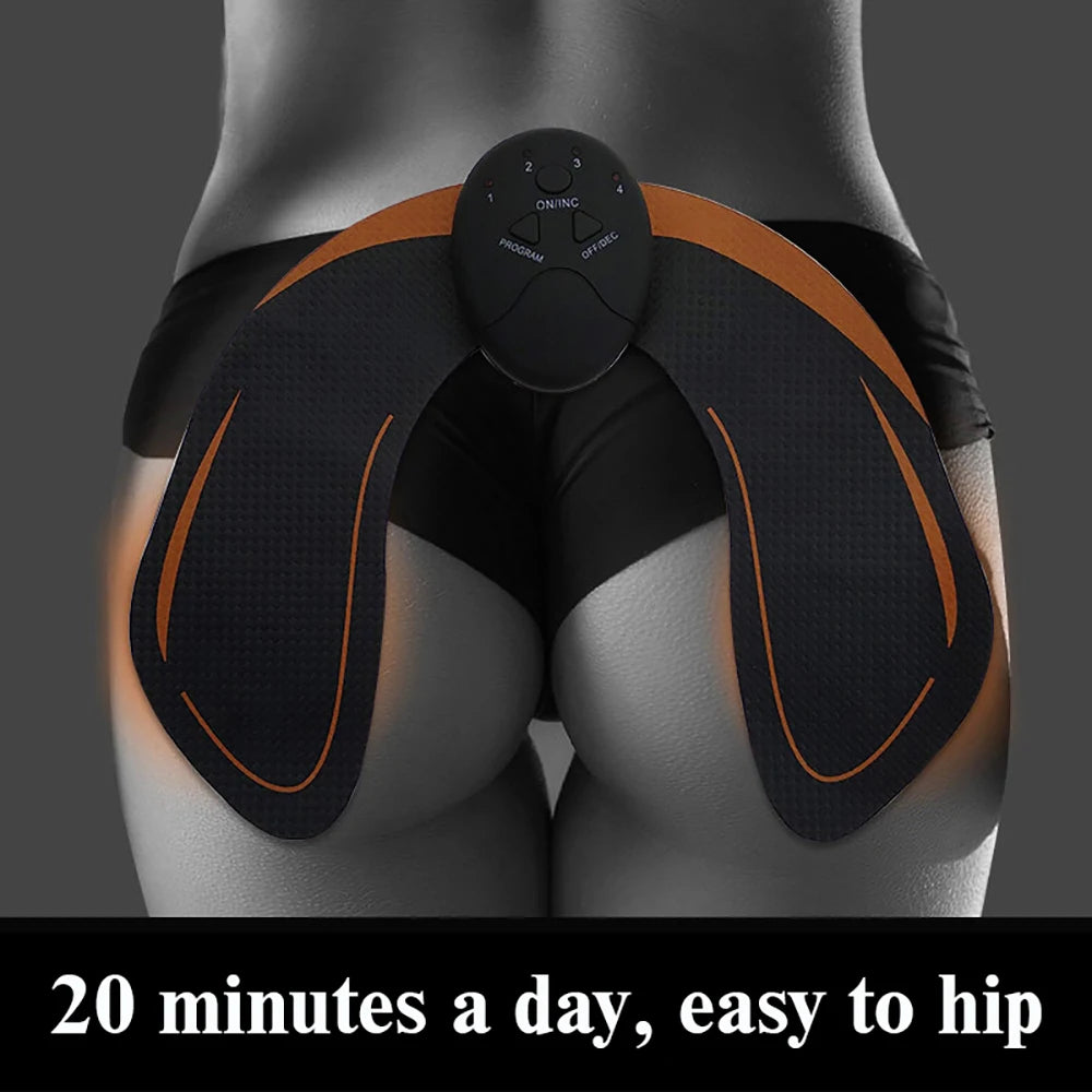 EMS Muscle Stimulator Abdominal Muscle Massager Hip Training Fitness Fat Burning Buttocks Arm Abdomen Trainer Apparatus Slimming