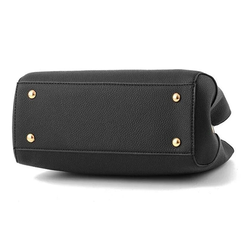 Women Messenger Bags With Flower Pendant Office Ladies Fashion Totes Pure Handbag For Female New Crossbody Shoulder Bags